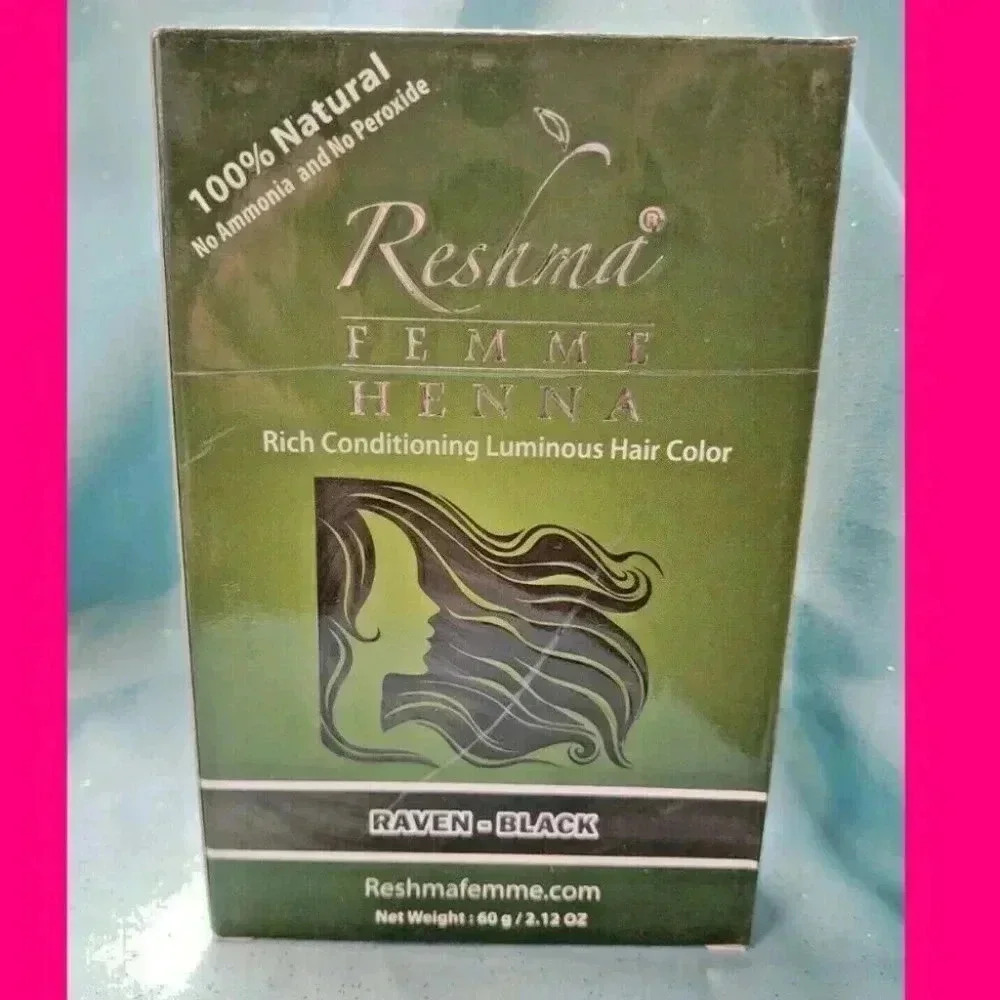 Reshma Femme HENNA Natural Hair Color Dye BLACK